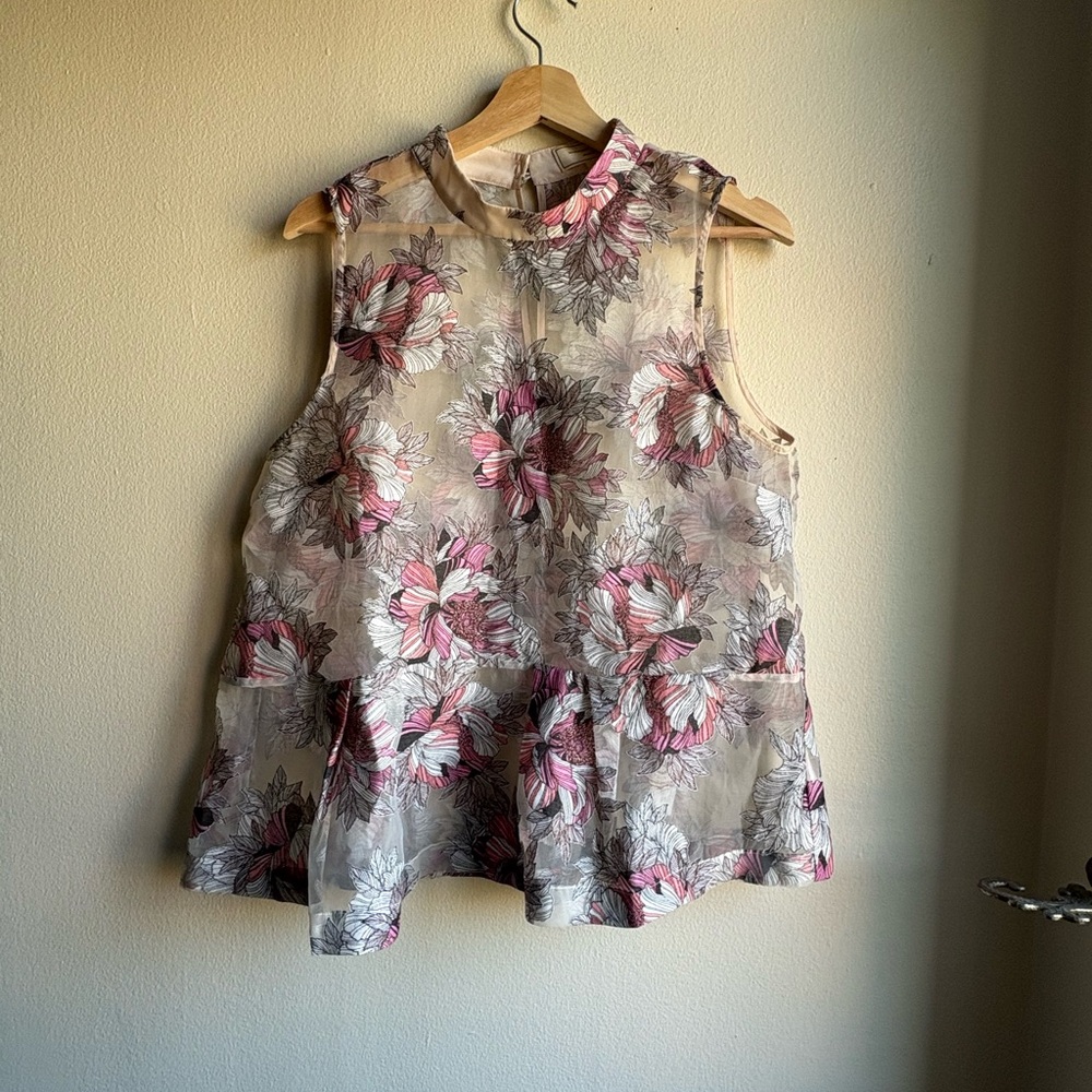 Anthropologie Moulinette Soeurs Floral Top